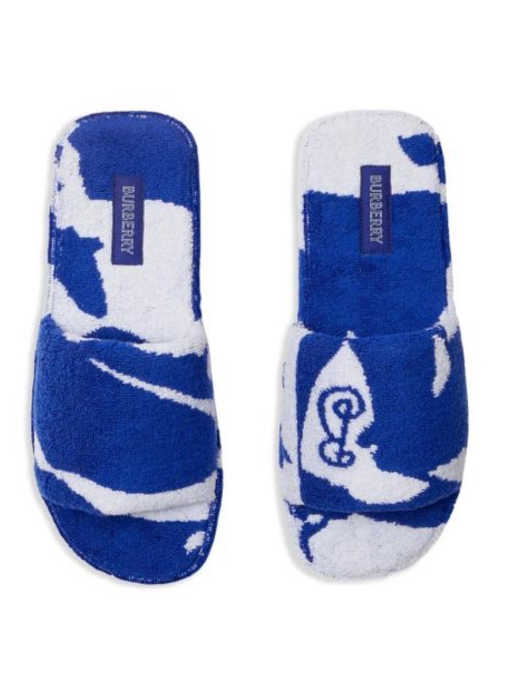 Burberry Snug Soft Cotton Towelling Slippers
